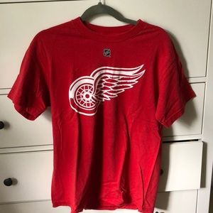 SIGNED Zetterberg Redwings TShirt